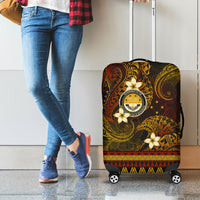 FSM Culture Day Luggage Cover Tribal Pattern Gold Version LT01 - Polynesian Pride