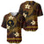 FSM Chuuk State Baseball Jersey Tribal Pattern Gold Version LT01 - Polynesian Pride