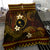 FSM Chuuk State Bedding Set Tribal Pattern Gold Version LT01 - Polynesian Pride