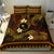 FSM Chuuk State Bedding Set Tribal Pattern Gold Version LT01 - Polynesian Pride