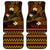 FSM Chuuk State Car Mats Tribal Pattern Gold Version LT01 - Polynesian Pride