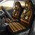 FSM Chuuk State Car Seat Cover Tribal Pattern Gold Version LT01 - Polynesian Pride