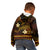 FSM Chuuk State Kid Hoodie Tribal Pattern Gold Version LT01 - Polynesian Pride