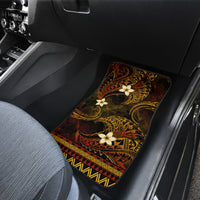 FSM Kosrae State Car Mats Tribal Pattern Gold Version LT01 - Polynesian Pride