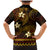 FSM Kosrae State Family Matching Mermaid Dress and Hawaiian Shirt Tribal Pattern Gold Version LT01 - Polynesian Pride