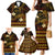 FSM Kosrae State Family Matching Mermaid Dress and Hawaiian Shirt Tribal Pattern Gold Version LT01 - Polynesian Pride