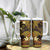 FSM Kosrae State Tumbler With Handle Tribal Pattern Gold Version