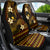 FSM Pohnpei State Car Seat Cover Tribal Pattern Gold Version