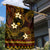 FSM Pohnpei State Garden Flag Tribal Pattern Gold Version