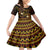 FSM Pohnpei State Kid Short Sleeve Dress Tribal Pattern Gold Version LT01 KID Gold - Polynesian Pride