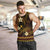 FSM Pohnpei State Men Tank Top Tribal Pattern Gold Version LT01 Gold - Polynesian Pride