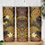 FSM Pohnpei State Skinny Tumbler Tribal Pattern Gold Version