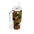 FSM Pohnpei State Tumbler With Handle Tribal Pattern Gold Version