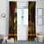 FSM Pohnpei State Window Curtain Tribal Pattern Gold Version