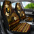 FSM Yap State Car Seat Cover Tribal Pattern Gold Version