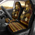 FSM Yap State Car Seat Cover Tribal Pattern Gold Version