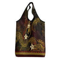 FSM Yap State Grocery Bag Tribal Pattern Gold Version