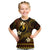 FSM Yap State Kid T Shirt Tribal Pattern Gold Version LT01 Gold - Polynesian Pride