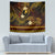 FSM Yap State Tapestry Tribal Pattern Gold Version