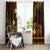 FSM Yap State Window Curtain Tribal Pattern Gold Version