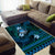 FSM Culture Day Area Rug Tribal Pattern Ocean Version