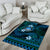 FSM Culture Day Area Rug Tribal Pattern Ocean Version