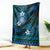 FSM Culture Day Blanket Tribal Pattern Ocean Version