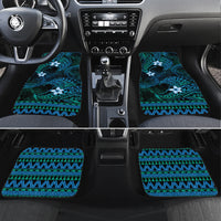 FSM Culture Day Car Mats Tribal Pattern Ocean Version