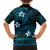 FSM Culture Day Family Matching Long Sleeve Bodycon Dress and Hawaiian Shirt Tribal Pattern Ocean Version LT01 - Polynesian Pride