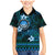 FSM Culture Day Family Matching Mermaid Dress and Hawaiian Shirt Tribal Pattern Ocean Version LT01 Son's Shirt Blue - Polynesian Pride