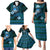 FSM Culture Day Family Matching Puletasi and Hawaiian Shirt Tribal Pattern Ocean Version LT01 - Polynesian Pride