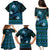 FSM Culture Day Family Matching Puletasi and Hawaiian Shirt Tribal Pattern Ocean Version LT01 - Polynesian Pride