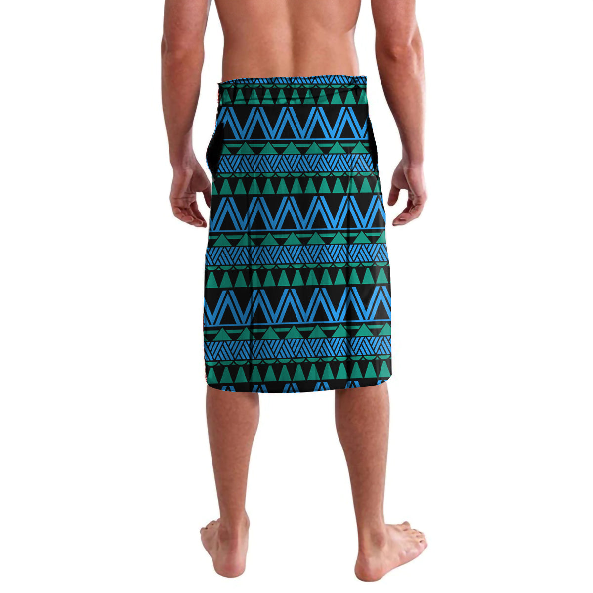 FSM Culture Day Lavalava Tribal Pattern Ocean Version LT01 - Polynesian Pride