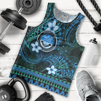 FSM Culture Day Men Tank Top Tribal Pattern Ocean Version LT01 - Polynesian Pride