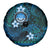 FSM Culture Day Spare Tire Cover Tribal Pattern Ocean Version