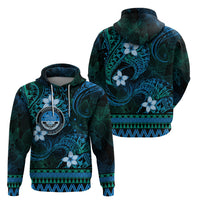 FSM Culture Day Zip Hoodie Tribal Pattern Ocean Version LT01 - Polynesian Pride
