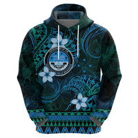 FSM Culture Day Zip Hoodie Tribal Pattern Ocean Version LT01 - Polynesian Pride