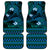 FSM Chuuk State Car Mats Tribal Pattern Ocean Version