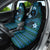 FSM Chuuk State Car Seat Cover Tribal Pattern Ocean Version