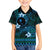 FSM Chuuk State Kid Hawaiian Shirt Tribal Pattern Ocean Version LT01 Kid Blue - Polynesian Pride