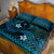 FSM Chuuk State Quilt Bed Set Tribal Pattern Ocean Version