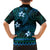 FSM Kosrae State Kid Hawaiian Shirt Tribal Pattern Ocean Version LT01 - Polynesian Pride