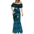 FSM Kosrae State Mermaid Dress Tribal Pattern Ocean Version LT01 - Polynesian Pride