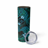 FSM Kosrae State Skinny Tumbler Tribal Pattern Ocean Version