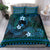 FSM Pohnpei State Bedding Set Tribal Pattern Ocean Version