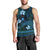 FSM Pohnpei State Men Tank Top Tribal Pattern Ocean Version LT01 - Polynesian Pride