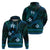 FSM Pohnpei State Zip Hoodie Tribal Pattern Ocean Version LT01 - Polynesian Pride