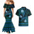 FSM Yap State Couples Matching Mermaid Dress and Hawaiian Shirt Tribal Pattern Ocean Version LT01 - Polynesian Pride