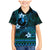 FSM Yap State Family Matching Mermaid Dress and Hawaiian Shirt Tribal Pattern Ocean Version LT01 Son's Shirt Blue - Polynesian Pride