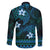 FSM Yap State Family Matching Puletasi and Hawaiian Shirt Tribal Pattern Ocean Version LT01 - Polynesian Pride